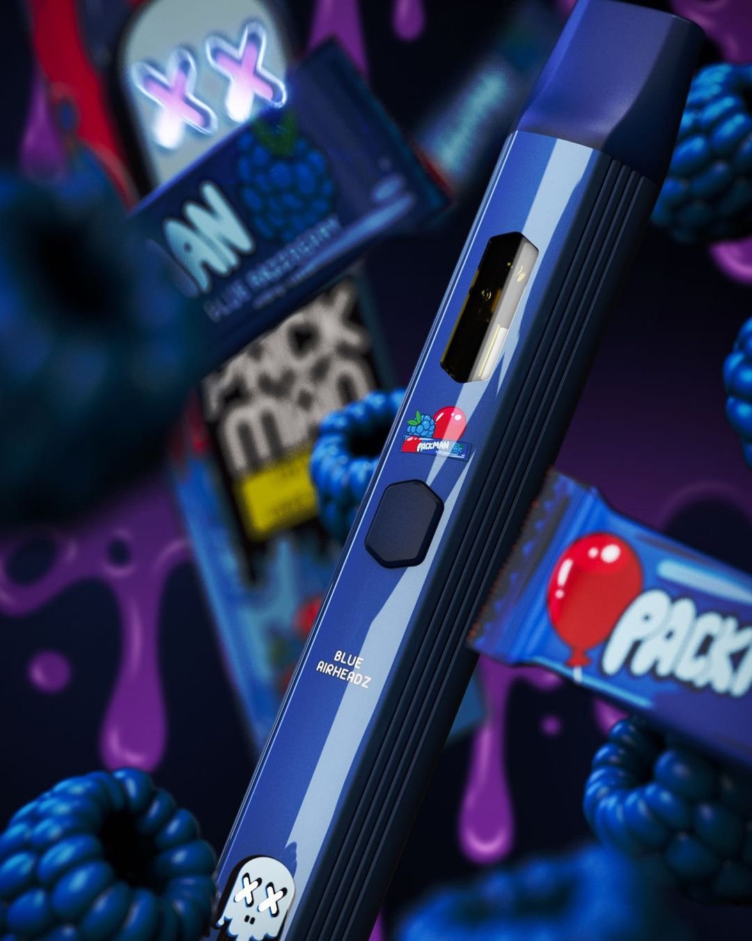 Packman Blue AirHeadz 2